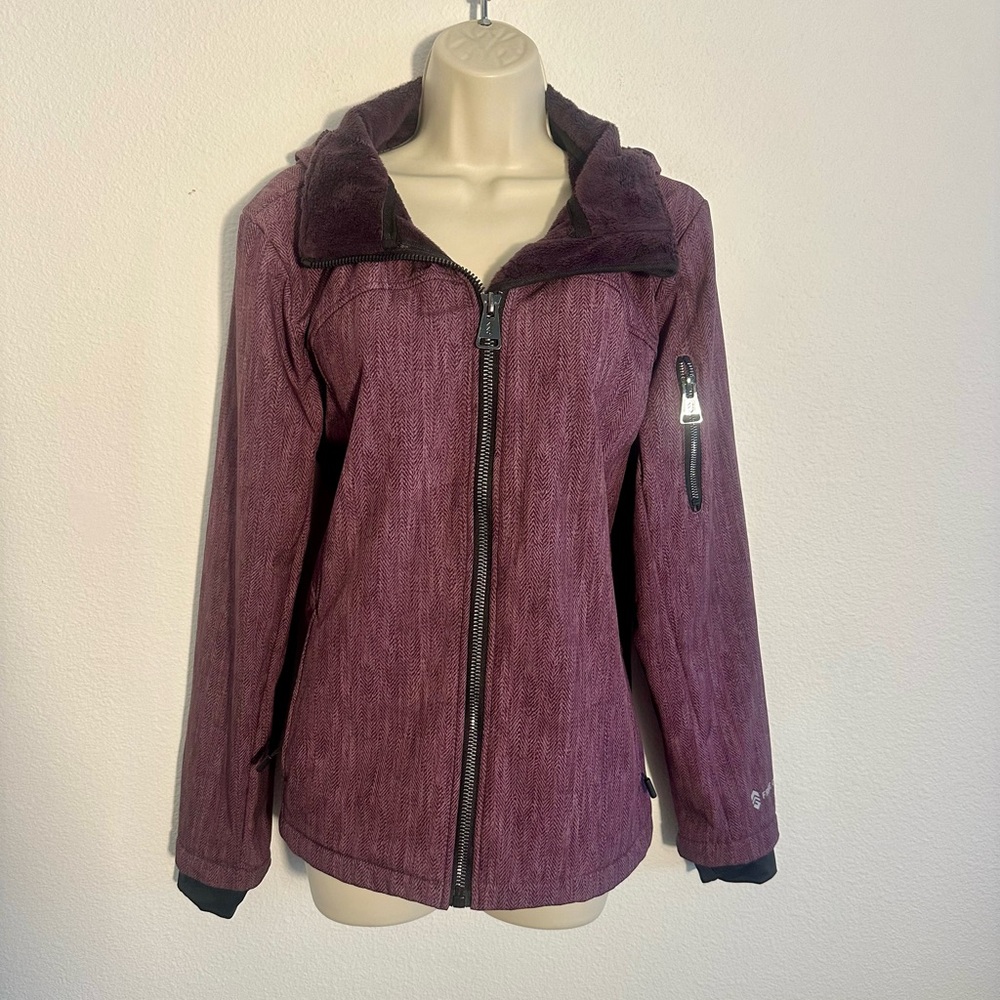 Free Country Jacket Fleece Line Super Softshell Full Zip XL Wind Water Resistant - Picture 2 of 12